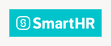 グローバルヘッダーにSmartHRロゴを配置した例